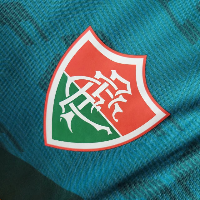Regata Fluminense Treino II 23/24 Umbro Torcedor Masculina - Verde e Amarelo