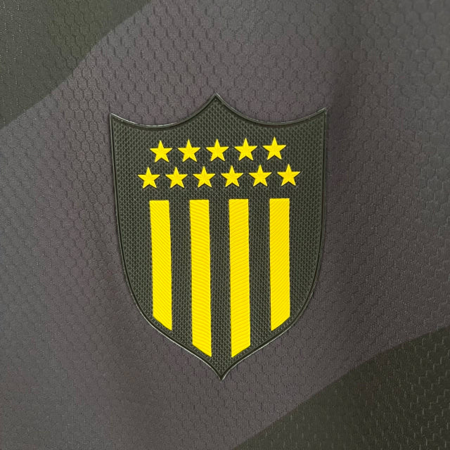 Camisa Club Peñarol Edição Especial 23/24 - Torcedor Puma Masculina - Preta com detalhes em amarelo