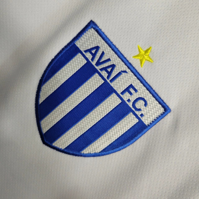Camisa Avaí II 23/24 - Torcedor Umbro Masculina - Branca com detalhes em azul