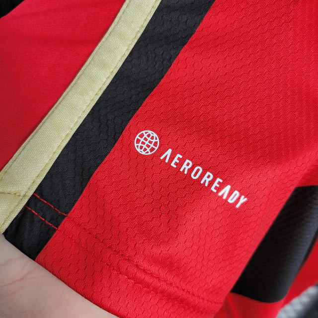 Camisa Atlanta United II 23/24 - Torcedor Adidas Masculina - Vermelha com detalhes preto e dourado