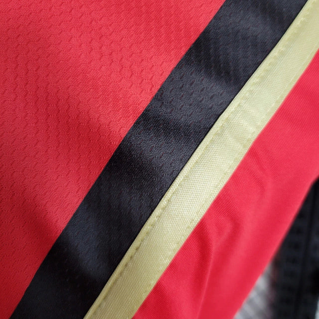 Camisa Atlanta United II 23/24 - Torcedor Adidas Masculina - Vermelha com detalhes preto e dourado