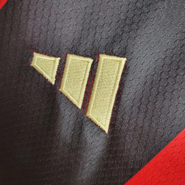Camisa Atlanta United II 23/24 - Torcedor Adidas Masculina - Vermelha com detalhes preto e dourado