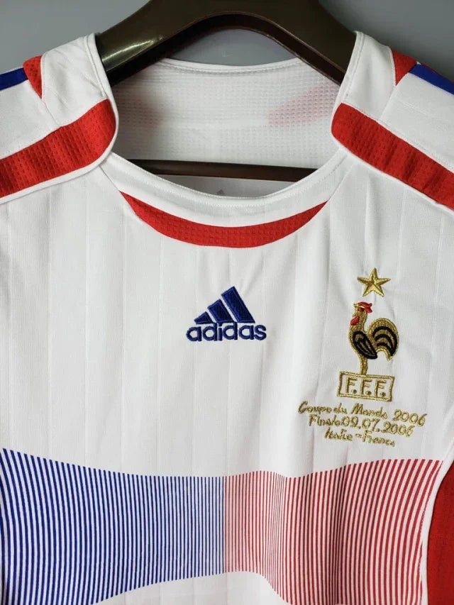 Camisa Retrô Seleção da França II 2006 - Adidas Masculina - Branca