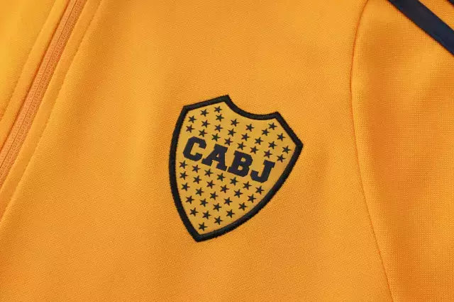 Conjunto Boca Juniors 25/26 - Masculino Adidas - Amarelo com detalhes em azul