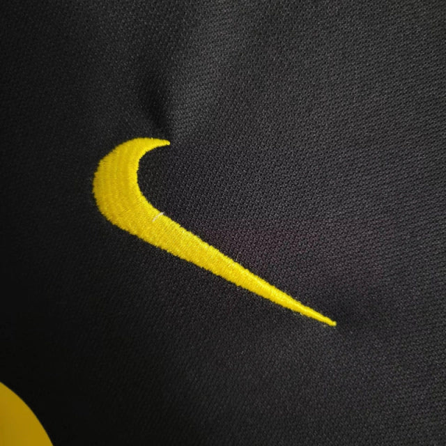 Camisa Barcelona 23/24 Polo - Torcedor Nike Masculina - Preta com detalhes em azul e vermelho