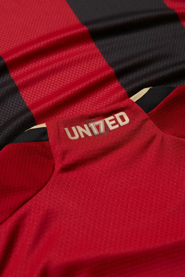 Camisa Atlanta United I 24/25 - Torcedor Adidas Masculina - Preta e vermelha