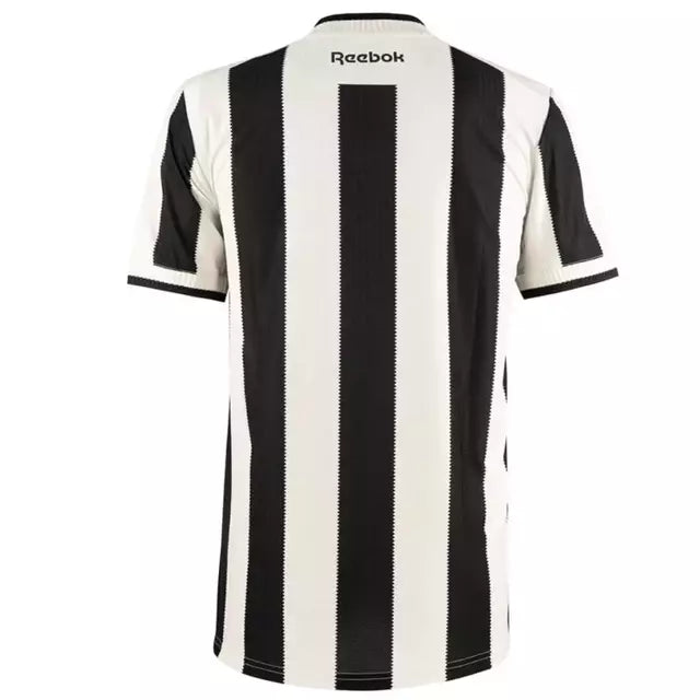 Camisa Botafogo I 24/25 - Torcedor Reebok Masculina - Preta e branca com patrocínio