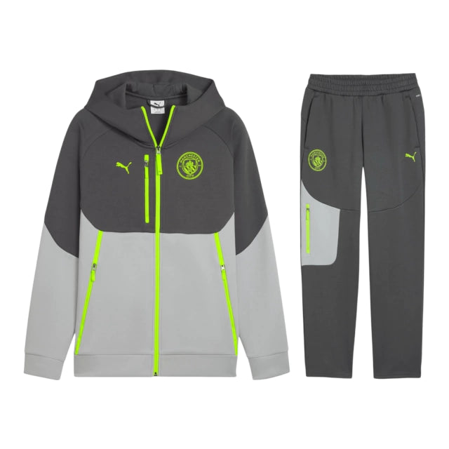 Conjunto Manchester City 25/26 - Masculino Puma - Cinza