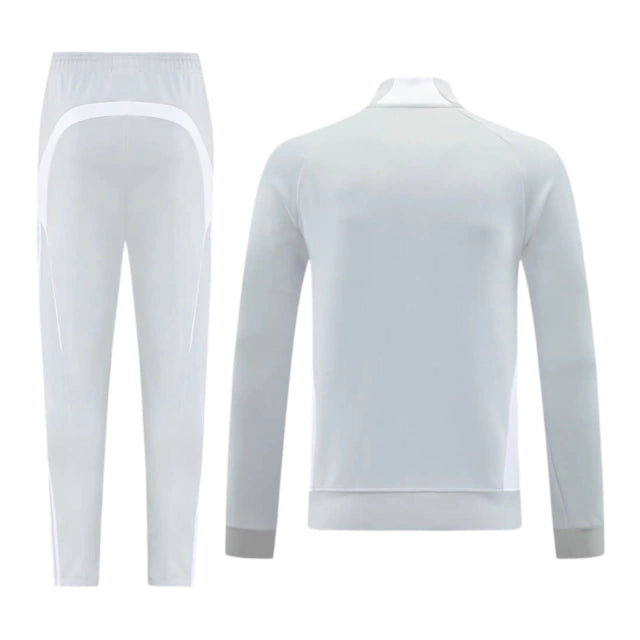 Conjunto Real Madrid Treino 25/26 - Masculino Adidas - Cinza