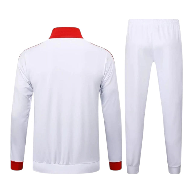 Conjunto Bayern de Munique Aniversário 125 Anos - Masculino Adidas - Branco e vermelho