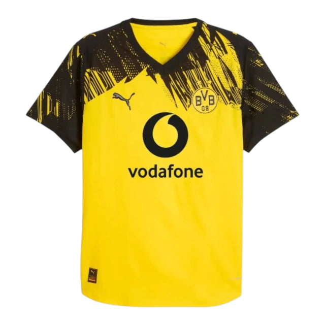 Camisa Borussia Dortmund I 25/26 - Torcedor Puma Masculina - Amarela com detalhes em preto