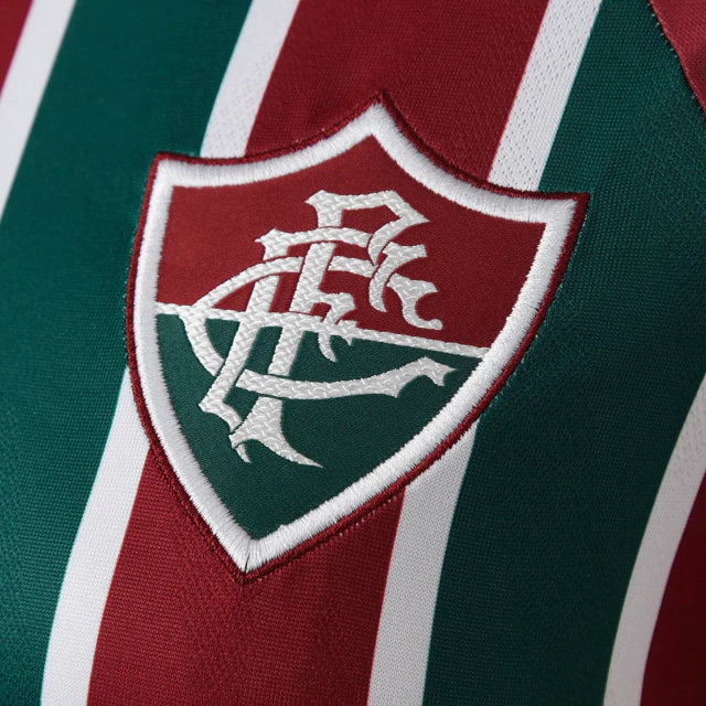 Camisa Fluminense I 25/26 - Torcedor Umbro Feminina - Vermelha e verde com detalhes em branco