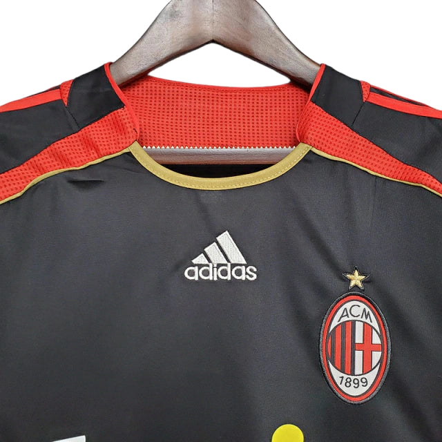 Camisa Retrô AC Milan II 2006 - Masculina Adidas - Preta