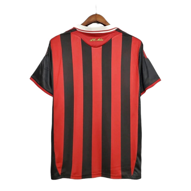 Camisa Retrô AC Milan 2009/2010 - Masculina Adidas - Vermelha e preta