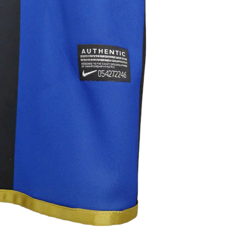 Camisa Retrô Inter de Milão I 2008/2009 - Masculina Nike - Azul e preta