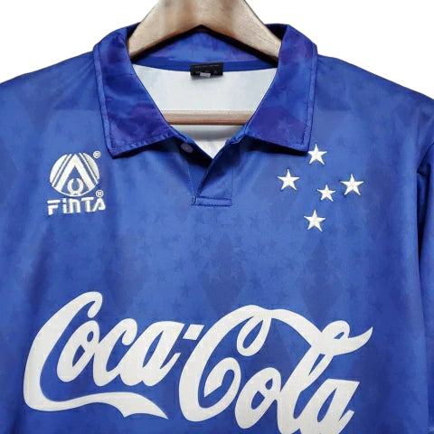 Camisa Cruzeiro Retrô 1993/1994 Azul - Finta