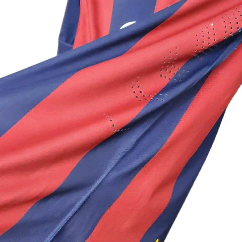 Camisa Barcelona Retrô 2014/2015 Azul e Grená - Nike