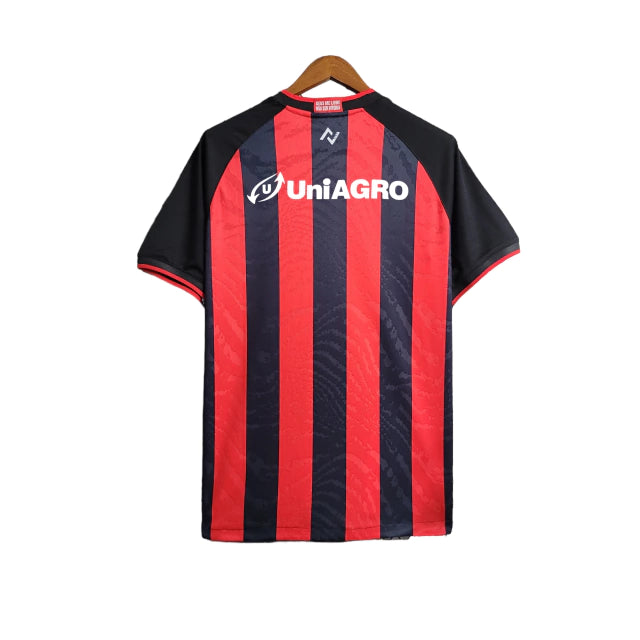 Camisa Vitória I 23/24 - Torcedor Volt Masculina - Vermelha e preta com todos os patrocínios