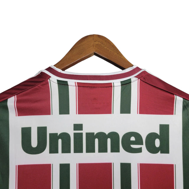 Camisa Fluminense I 2012 Adidas Retrô Masculina - Tricolor Unimed