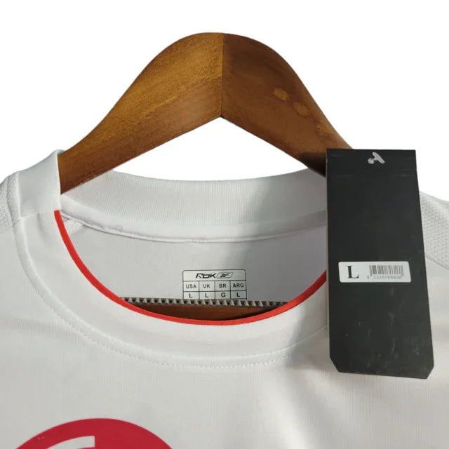 Camisa Retrô São Paulo I 2006 - Masculina Reebok - Branca com detalhes vermelho e preto