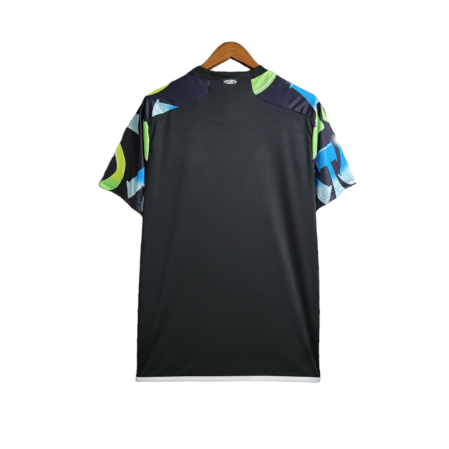 Camisa Atlanta United III 23/24 - Torcedor Adidas Masculina - Preta com detalhes em grafite
