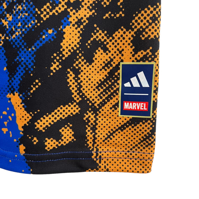 Camisa Inter Miami Treino 23/24 - Torcedor Adidas Masculina - Azul com detalhes em preto e amarelo