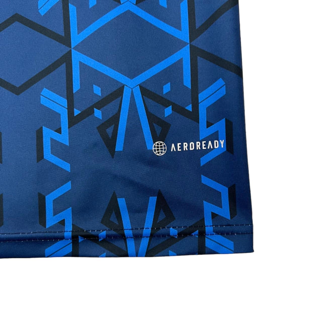 Camisa Arsenal Treino 23/24 - Torcedor Adidas Masculina - Azul com detalhes em amarelo e verde