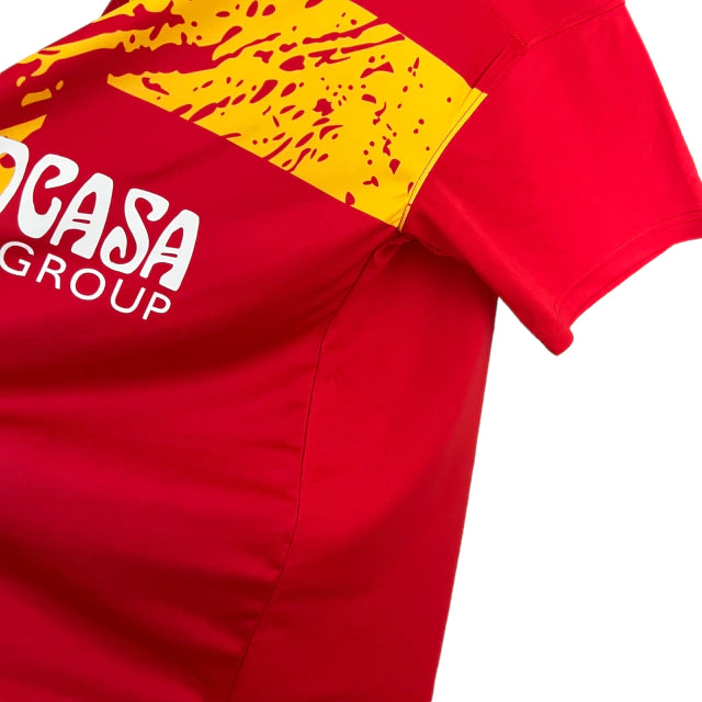 Camisa Getafe 23/24 II Torcedor Joma Masculina - Vermelha com detalhes em amarelo