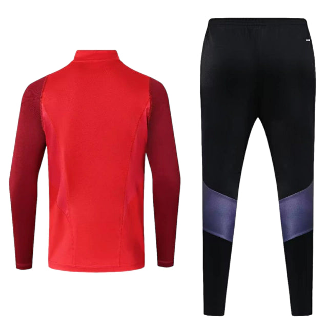 Conjunto Benfica 23/24 - Masculino Adidas - Vermelha com detalhes em branco com patrocínio