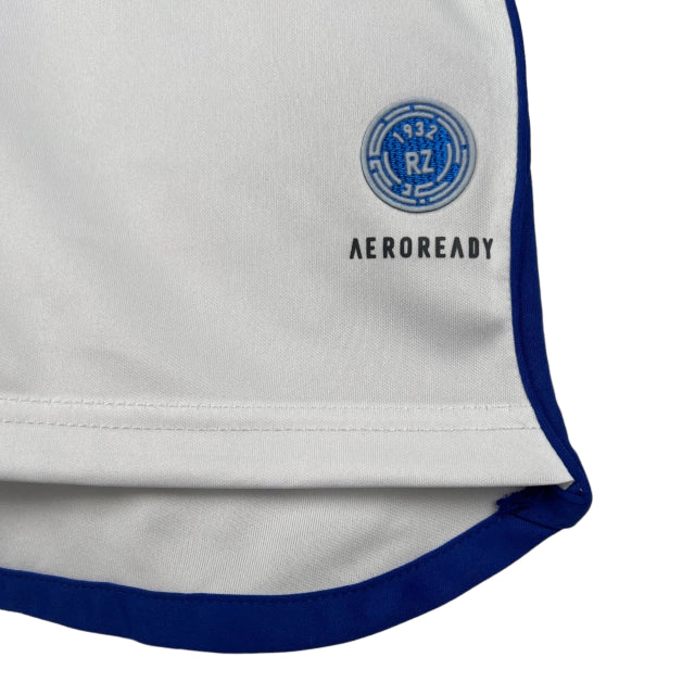 Camisa Zaragoza I 23/24 - Torcedor Adidas Masculina - Branco com detalhes em azul