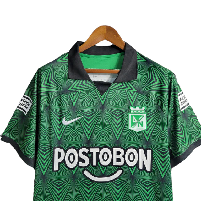 Camisa Atlético Nacional II 23/24 - Torcedor Nike Masculina - Verde com detalhes em branco e preto