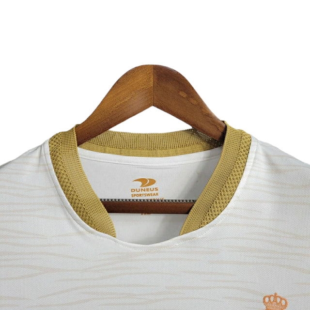 Camisa Al-Nassr III 23/24 - Torcedor Duneus Masculina - Bege com detalhes em dourado