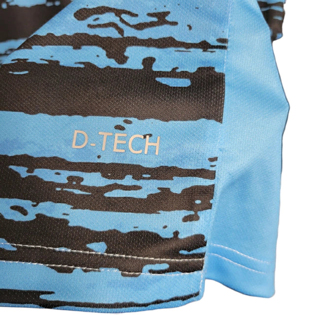 Camisa Al-Nassr Treino 23/24 - Torcedor Dunes Masculina - Azul com detalhes em preto