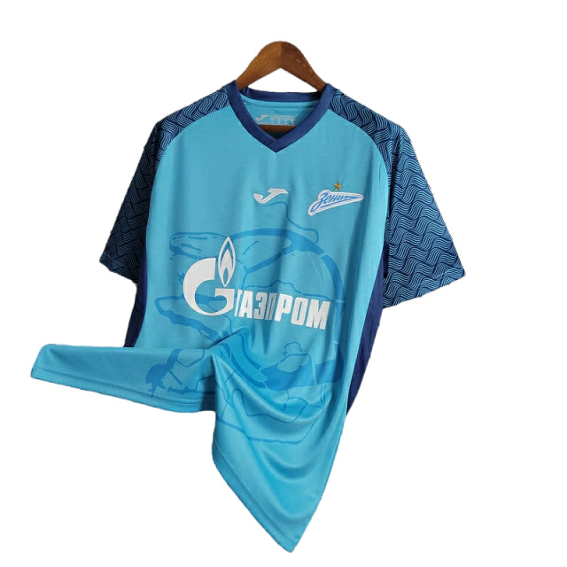 Camisa Zenit I 23/24 - Torcedor Joma Masculina - Azul com detalhes em branco