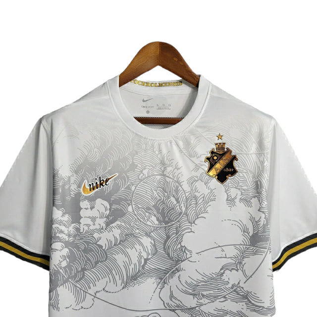 Camisa Alk Edição Especial 23/24 - Torcedor Nike Masculina - Branca com detalhes em dourado e preto