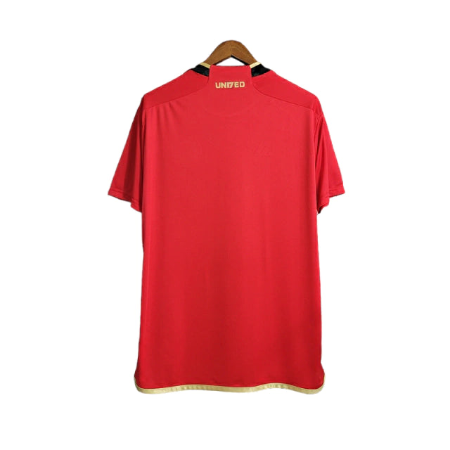 Camisa Atlanta United II 23/24 - Torcedor Adidas Masculina - Vermelha com detalhes preto e dourado