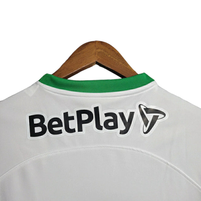 Camisa Atlético Nacional I 23/24 - Torcedor Nike Masculina - Branco com verde em detalhes em preto