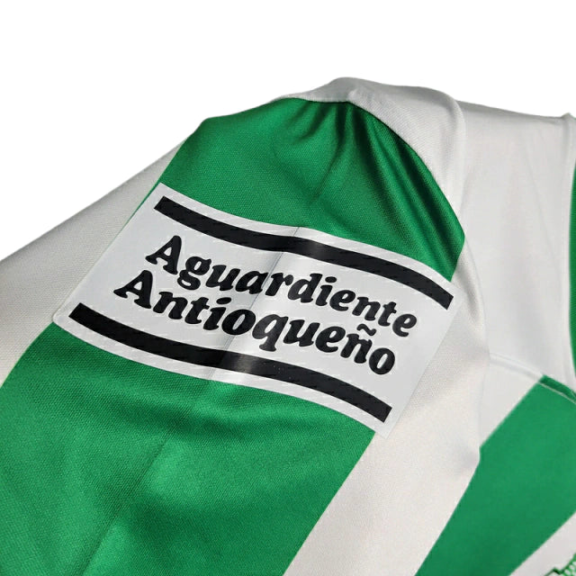 Camisa Atlético Nacional I 23/24 - Torcedor Nike Masculina - Branco com verde em detalhes em preto