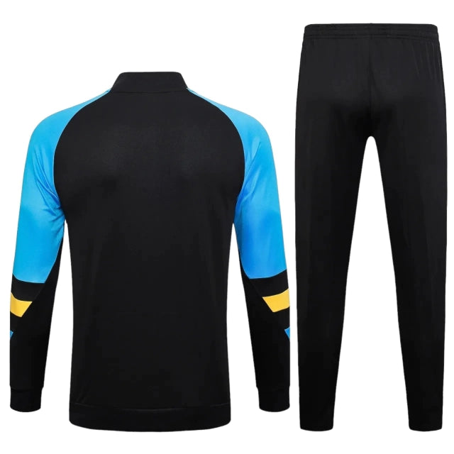 Conjunto Bayern de Munique Treino 23/24 - Masculino Adidas - Preto e azul