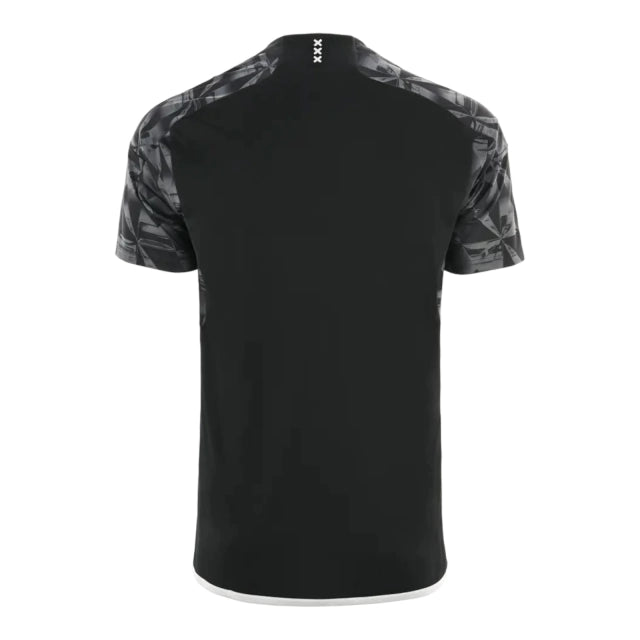 Camisa Ajax III 23/24 - Torcedor Adidas Masculina - Preta com detalhes em cinza