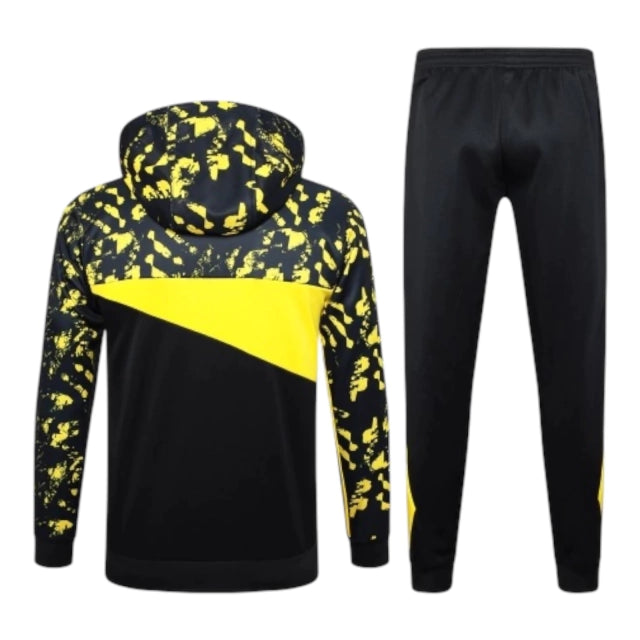 Conjunto Borussia Dortmund Treino 24/25 - Masculino Puma - Preto com detalhes em amarelo