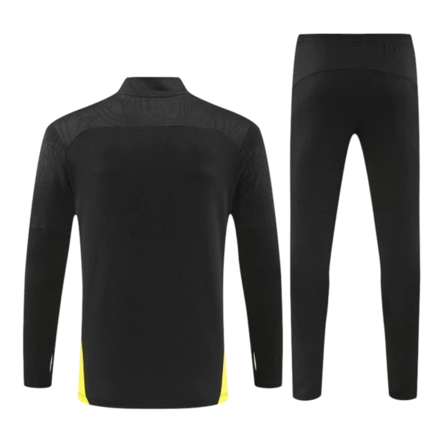 Conjunto Borussia Dortmund Treino 24/25 - Masculino Puma - Preto com detalhes em amarelo