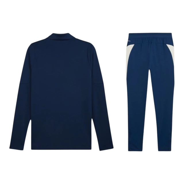 Conjunto Seleção Portugal Treino 25/26 - Masculino Puma - Azul com detalhes em branco