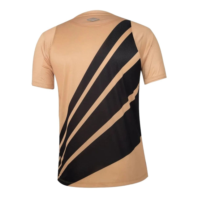 Camisa Athletico Paranaense II 24/25 - Torcedor Umbro Masculina - Dourada com detalhes em preto e Com Patrocínio