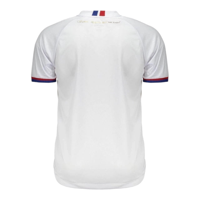 Camisa Bahia I 24/25 - Torcedor Esquadrão Masculina - Branca com detalhes em azul e vermelho