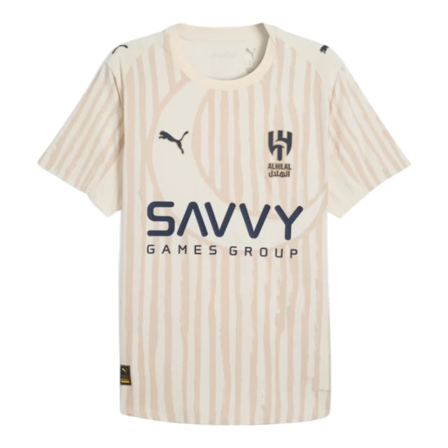 Camisa Al-Hilal Edição especial Mundial de Clubes Goleiro 25/26 - Torcedor Puma Masculina - Bege