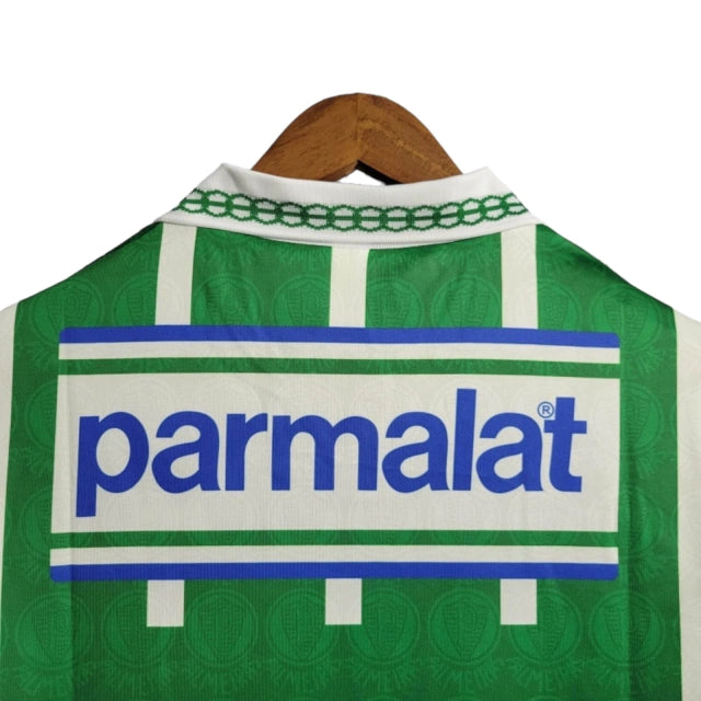 Camisa Retrô Palmeiras I 1993/1994 - Masculina Rhumell - Verde com listras em branco