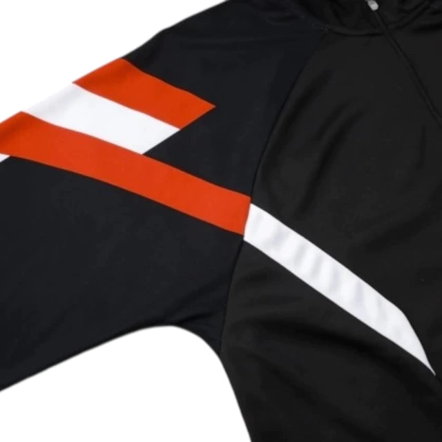 Conjunto Flamengo Treino 25/26 - Masculino Adidas - Preto com detalhes em branco e vermelho